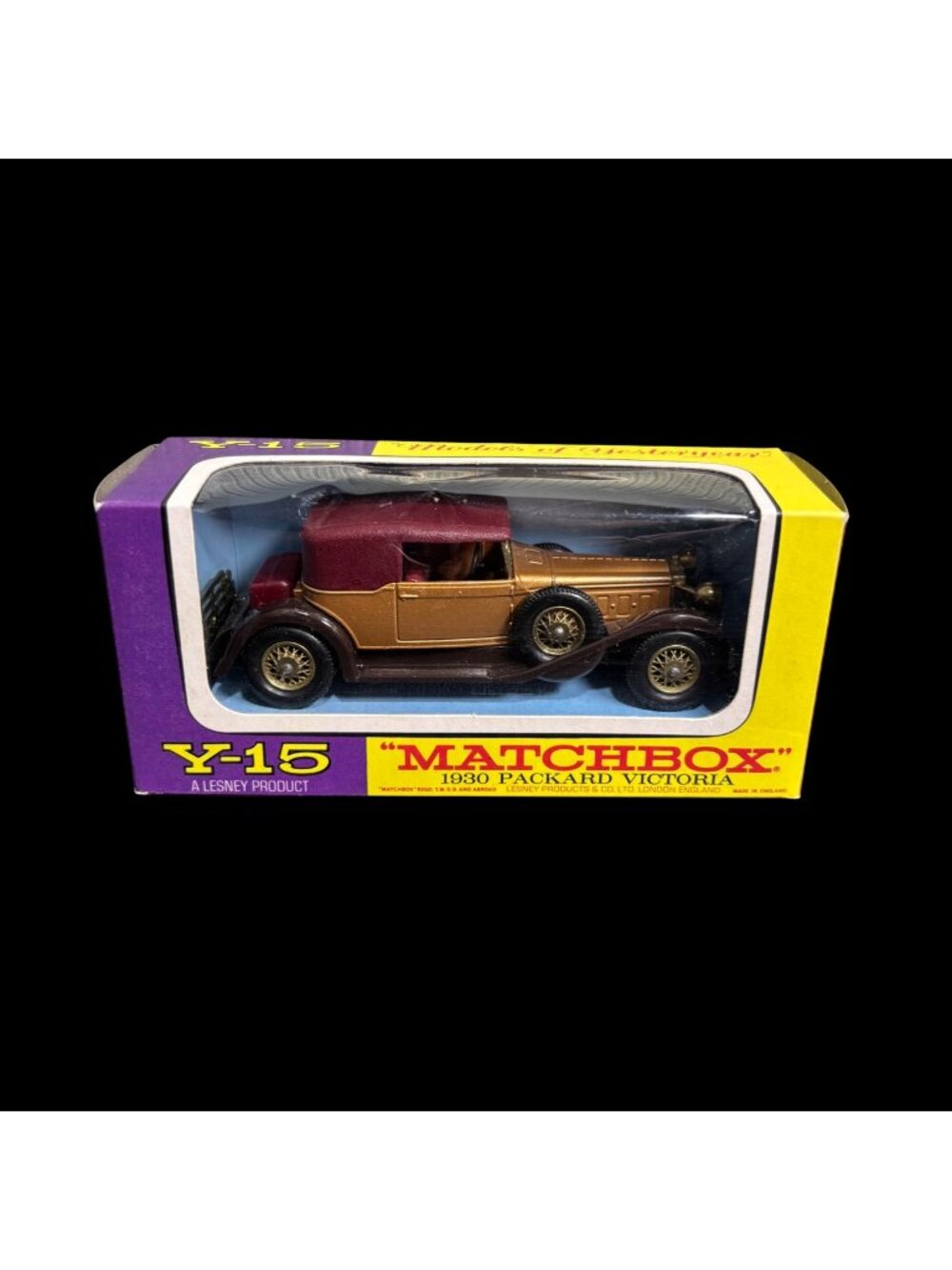 Matchbox Models of Yesteryear Y‑15 1930 Packard Victoria 1:43 Diecast NIB
